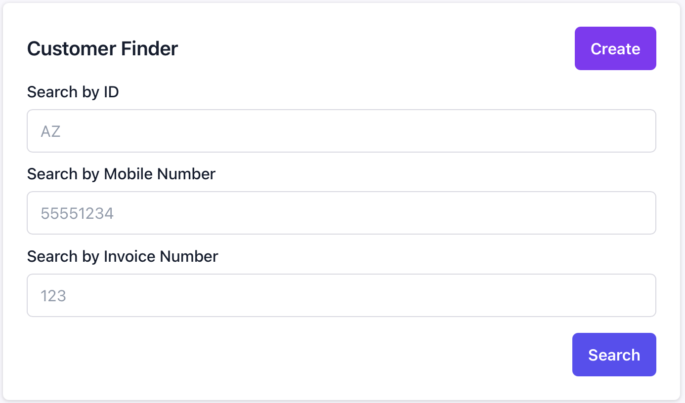 Customer Finder
